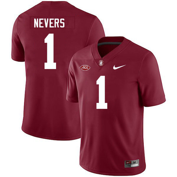 Ernie Nevers Stanford Jersey,Stanford Cardinal #1 Ernie Nevers Football Jersey Stitched-Cardinal